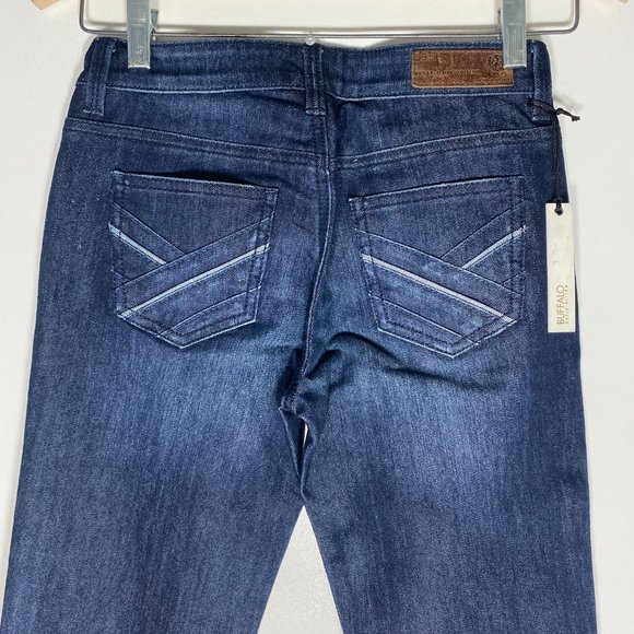Buffalo Womens Jeans Gallia Stretch Flare Dark Wash Blue Sz 24 x 34.5 - Picture 10 of 15